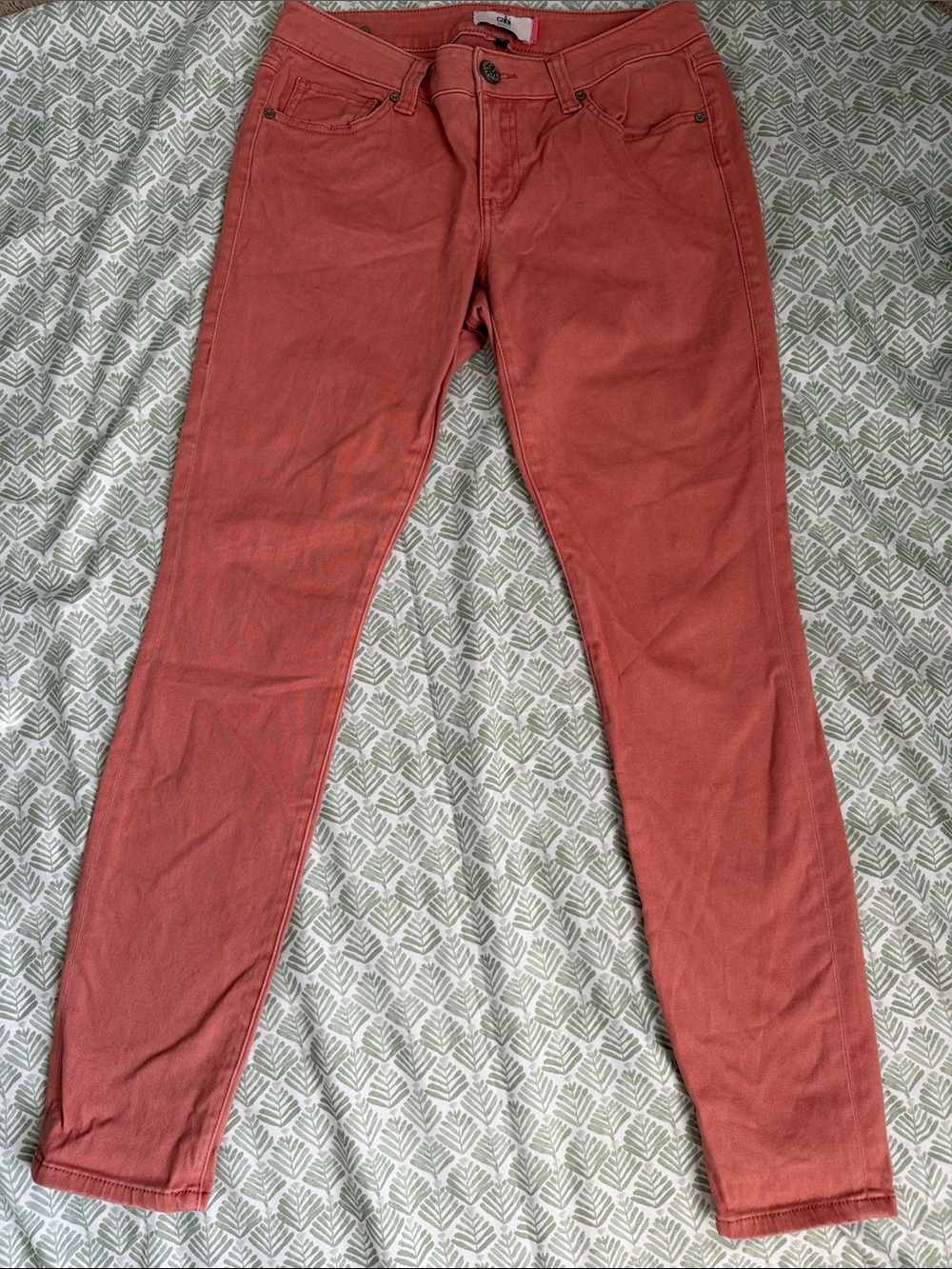 CAbi Skinny Jeans in Rusty Coral